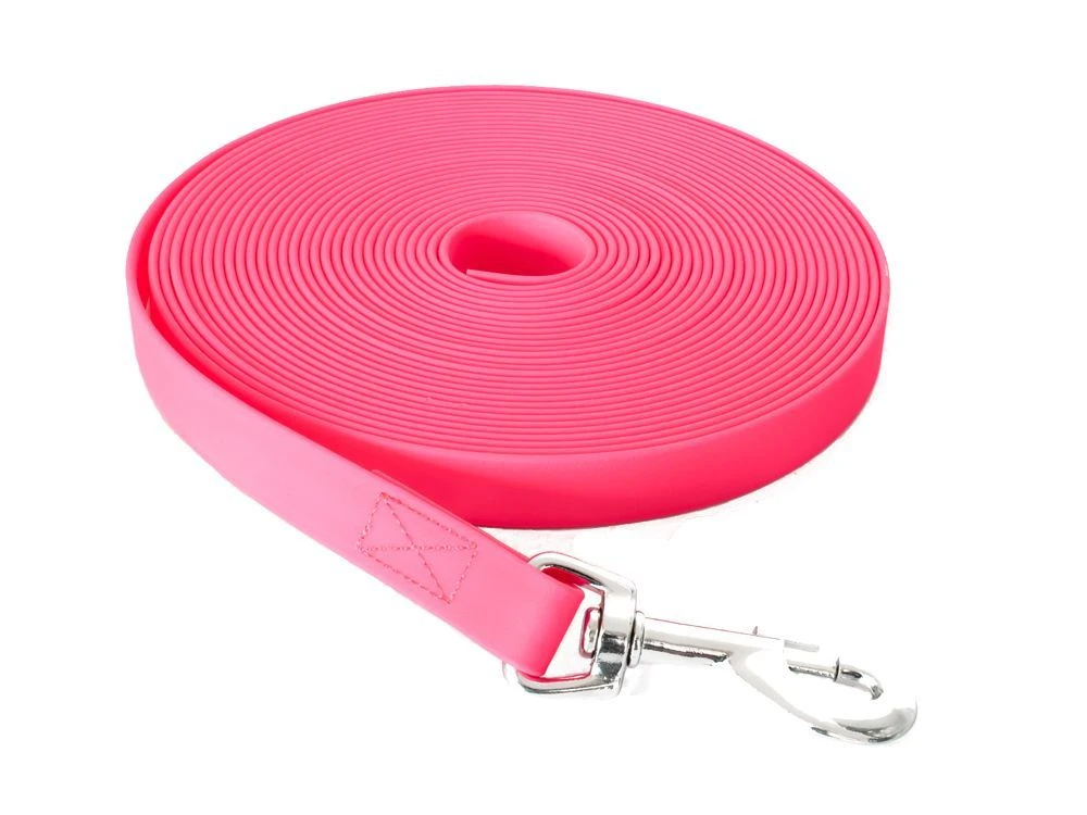 Mystique Biothane Schleppleine Pink Ohne Schlaufe 3 Mystique Biothane Schleppleine Pink Ohne Schlaufe