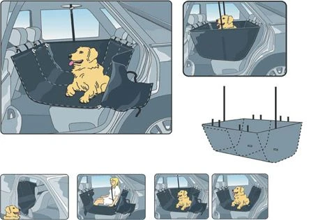 Kleinmetall Autoschondecke Allside 145 X 140 Cm Seitenteile: 50 Cm 6 Kleinmetall Autoschondecke Allside 145 X 140 Cm Seitenteile: 50 Cm – Bild 4