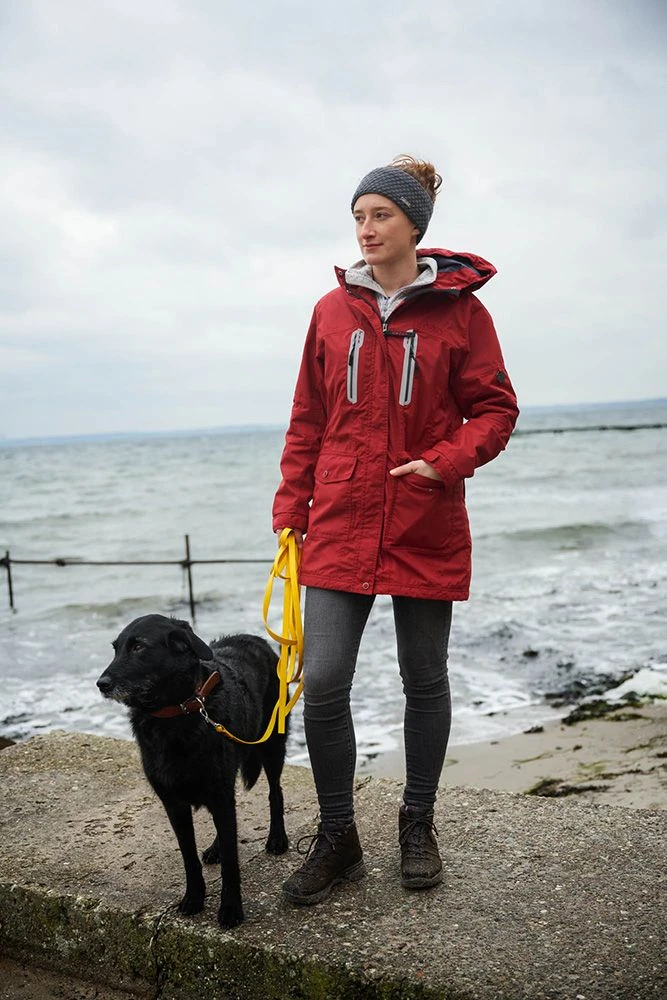 Owney Arnauti Parka Dark Red 4 Owney Arnauti Parka Dark Red – Bild 2