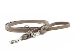 Maul Lederleine Klassik Premium Taupe / Silber