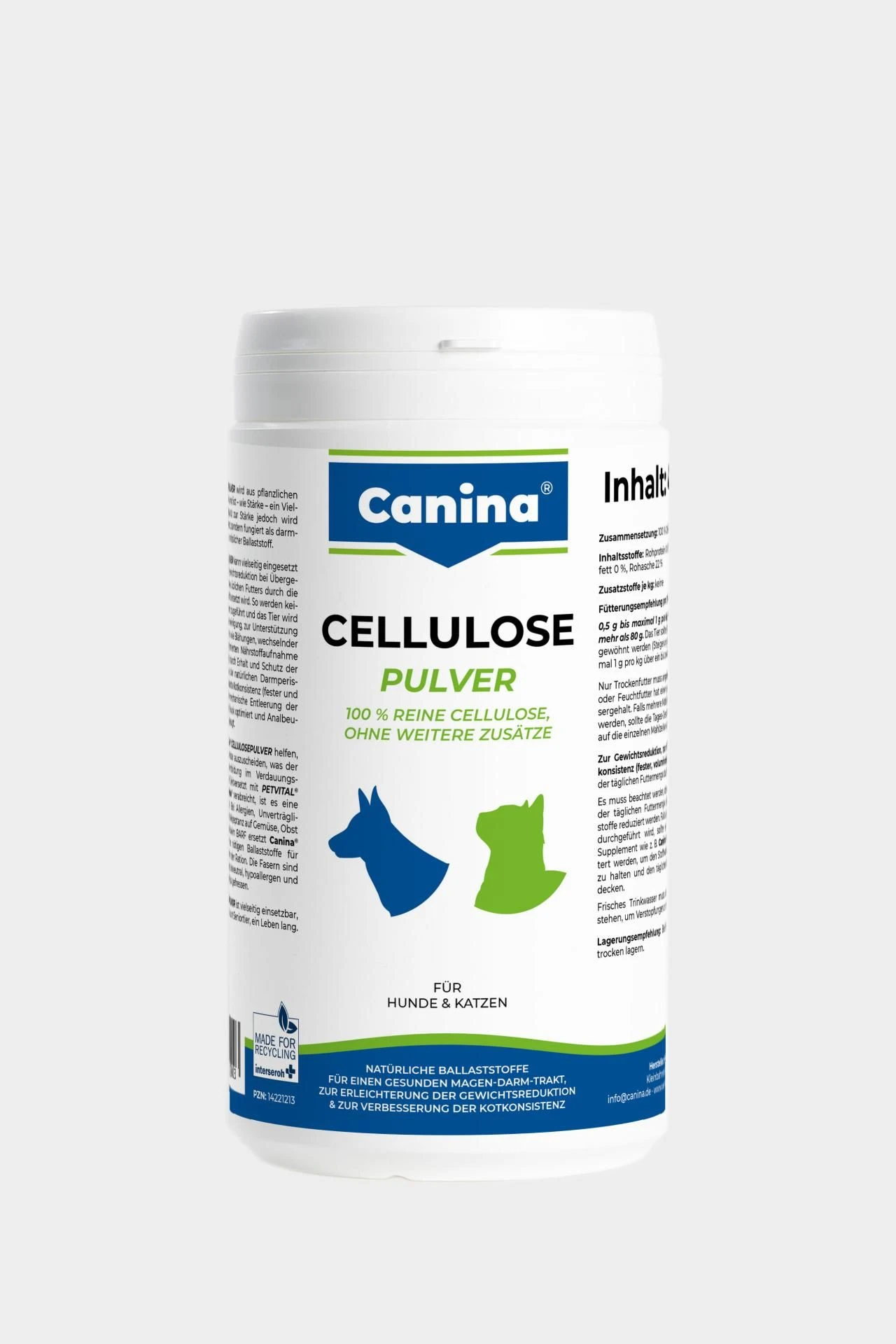 Canina Cellulose Pulver 400 G 3 Canina Cellulose Pulver 400 G