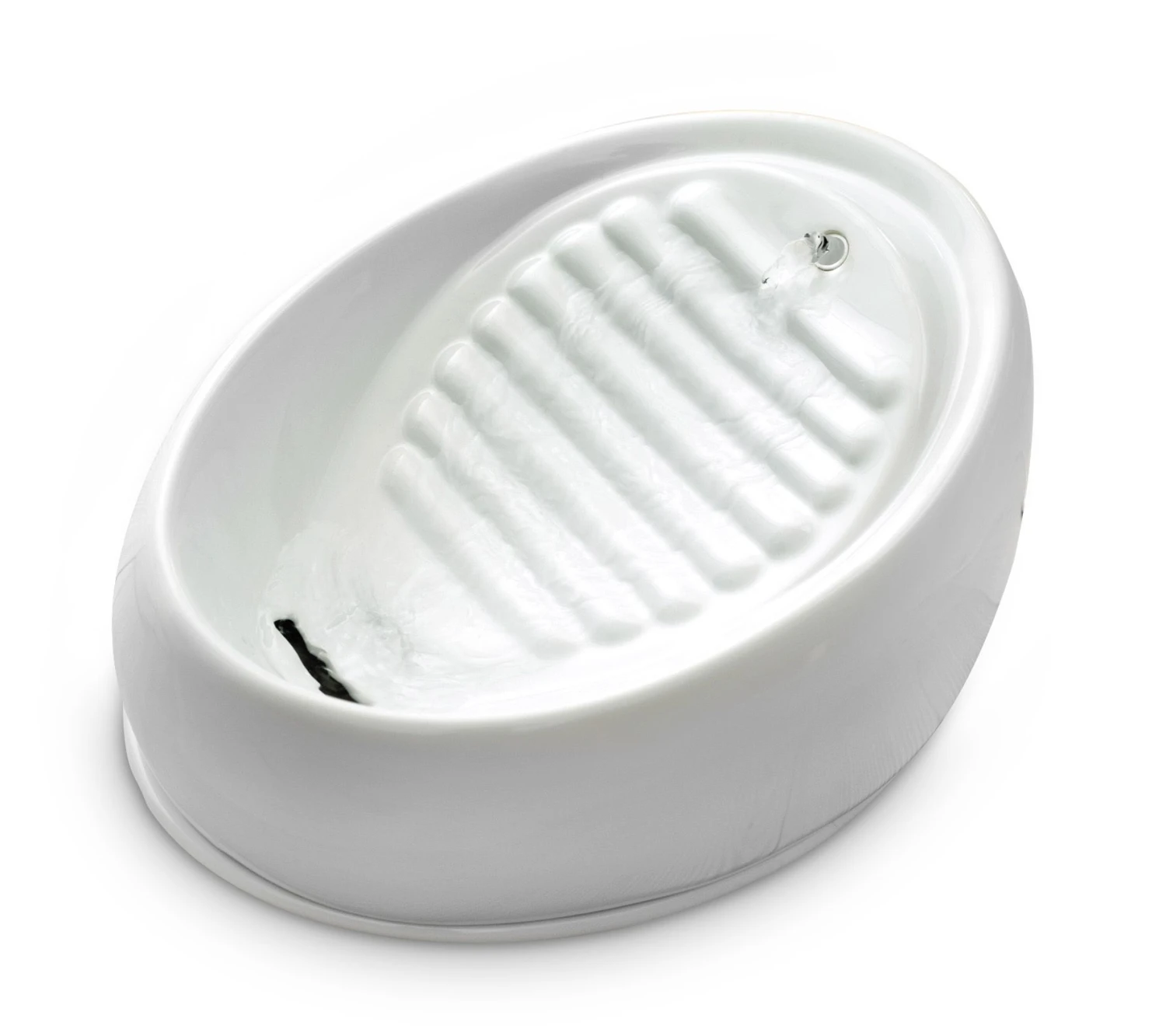 Lucky-Kitty Katzenbrunnen 1.5 L Weiss 4 Lucky-Kitty Katzenbrunnen 1.5 L Weiss – Bild 2