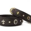 Maul Halsband Dark Diamond Dunkelbraun / Gold -Katzen Hundebedarf Geschäft 1995.3 44297 1