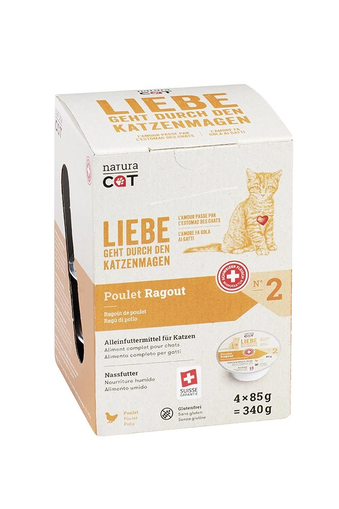 NaturaCAT Poulet Ragout Multipack 4x 85 G 3 NaturaCAT Poulet Ragout Multipack 4x 85 G