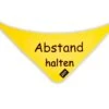 Knauder's Best Halstuch Abstand Halten Ca. 60 Cm, Gelb