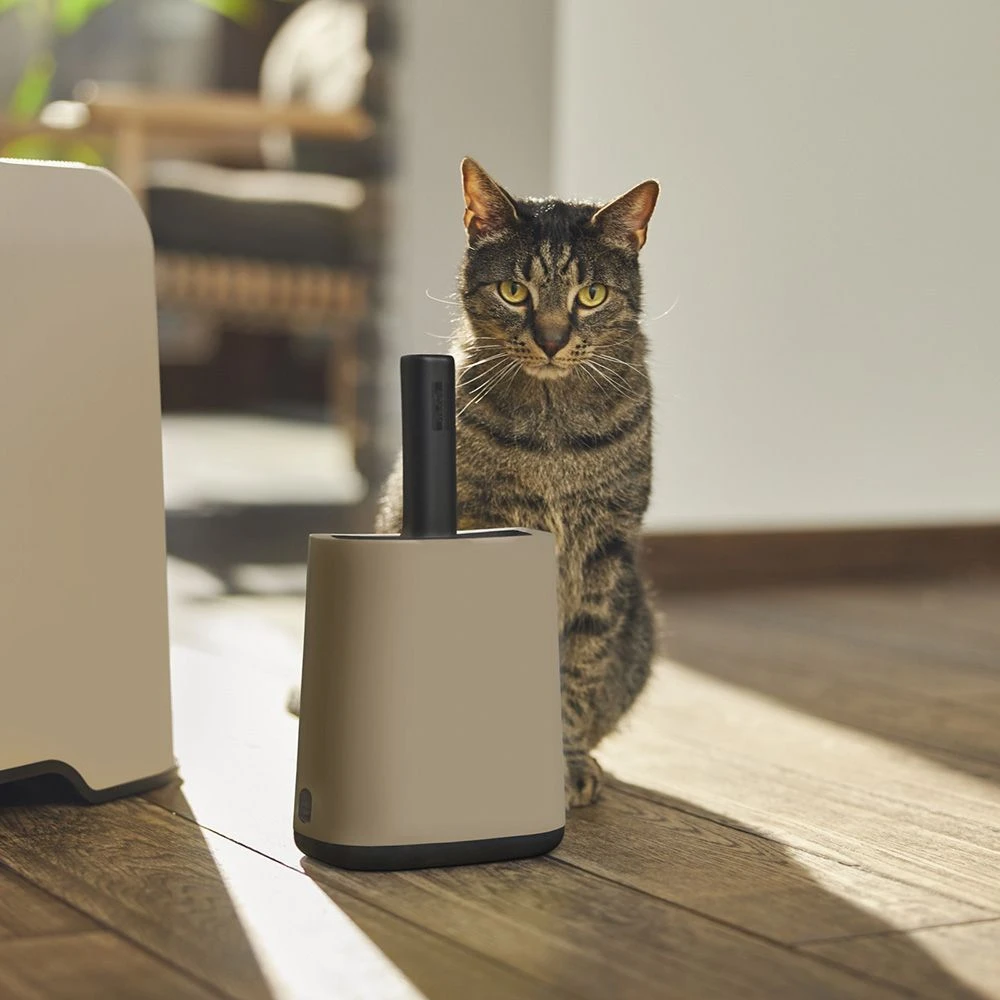 Rotho Schaufelhalter Mit Beutelspender Cappuccino / Anthrazit 5 Rotho Schaufelhalter Mit Beutelspender Cappuccino / Anthrazit – Bild 3