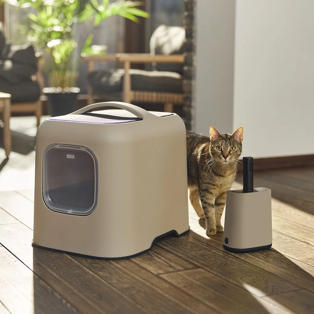 Rotho Schaufelhalter Mit Beutelspender Cappuccino / Anthrazit 6 Rotho Schaufelhalter Mit Beutelspender Cappuccino / Anthrazit – Bild 4