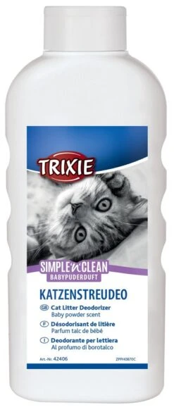 Katzenstreudeo Simple'n'Clean 750 G Babypuderduft