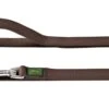 Hunter Doppelführleine Nylon Braun 2 Hunter Doppelführleine Nylon Braun -Katzen Hundebedarf Geschäft 42812