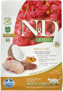 Farmina N&D Quinoa Cat Wachtel Skin & Coat