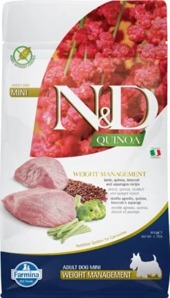 Farmina N&D Quinoa Mini Lamm 800g Weight Management