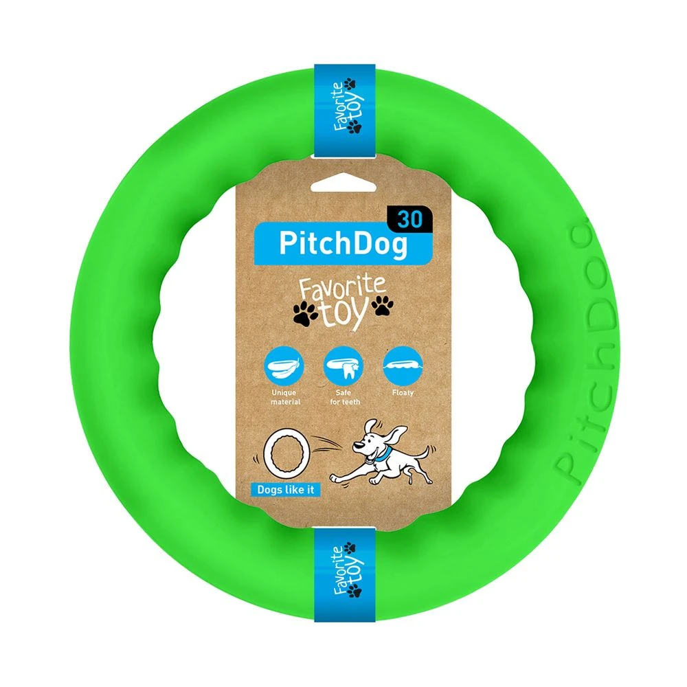 PitchDog Fetch Ring 28 Cm Grün 3 PitchDog Fetch Ring 28 Cm Grün