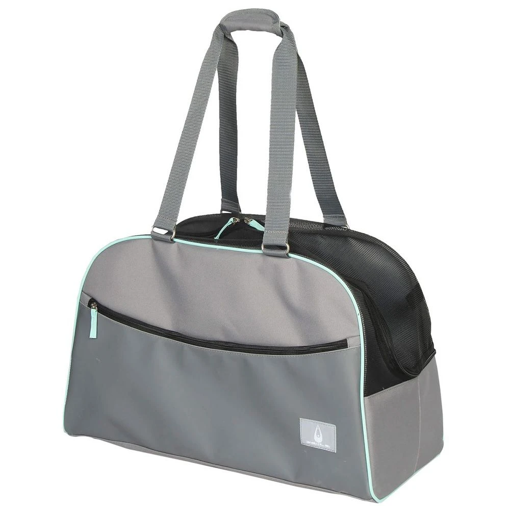 ZU&LU Skellig Tragtasche Grau/mint 53x26x33cm 3 ZU&LU Skellig Tragtasche Grau/mint 53x26x33cm