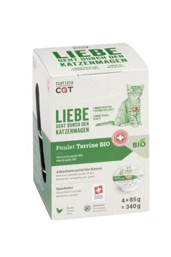 NaturaCAT BIO Poulet Terrine Multipack 4x 85 G