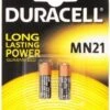 Duracell Alcaline 12V 2 Stück MN21 A23/V23GA/LRV08/8LR932/LR50