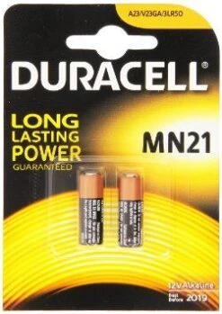 Duracell Alcaline 12V 2 Stück MN21 A23/V23GA/LRV08/8LR932/LR50
