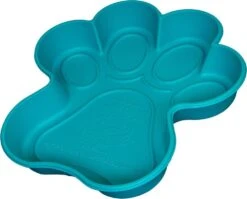 Hundepool In Pfotenform Blau