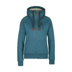 Dogger Winter-Hoody Damen Smoke-blue