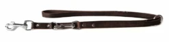 Lederband Führleine Weinheim Mocca