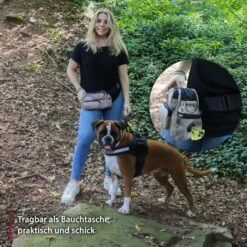 SilkeN Dog Tasche Rot -Katzen Hundebedarf Geschäft bordeauxrot 07