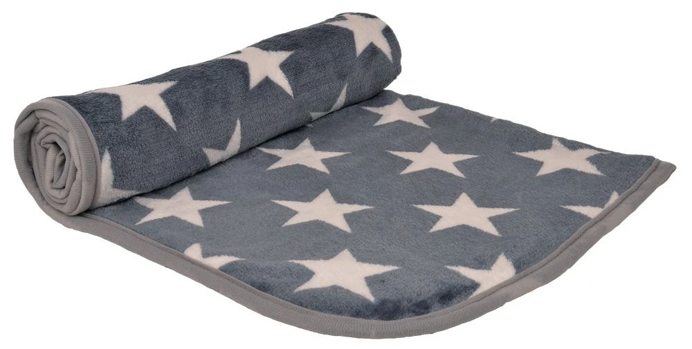 Petlando Stars Kuscheldecke Grau 3 Petlando Stars Kuscheldecke Grau