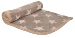 Petlando Stars Kuscheldecke Beige