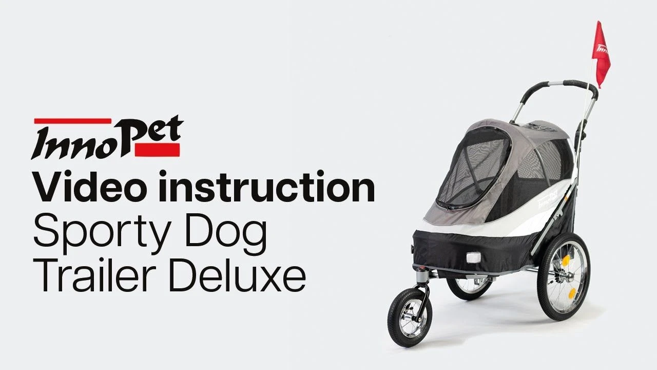 Innopet Sporty Dog Trailer Deluxe Grau/silber 8 Innopet Sporty Dog Trailer Deluxe Grau/silber – Bild 6