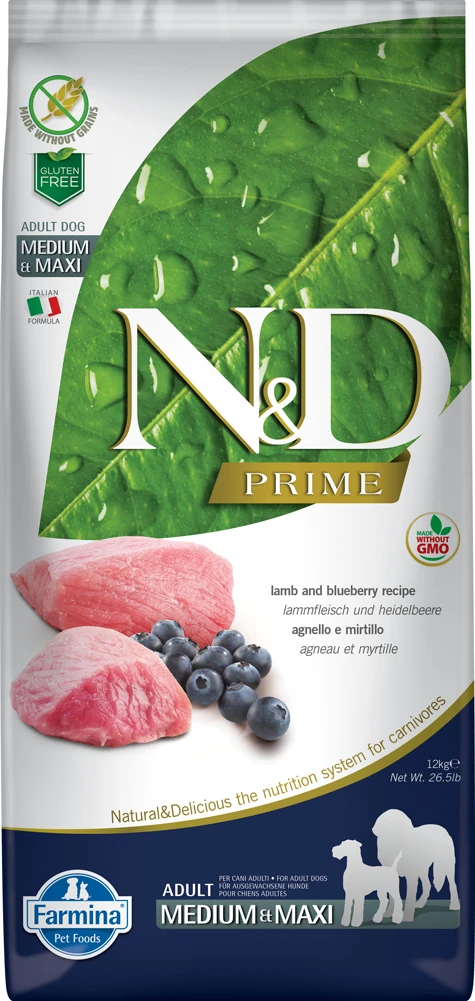 Farmina N&D Prime Medium / Maxi Lamm 3 Farmina N&D Prime Medium / Maxi Lamm