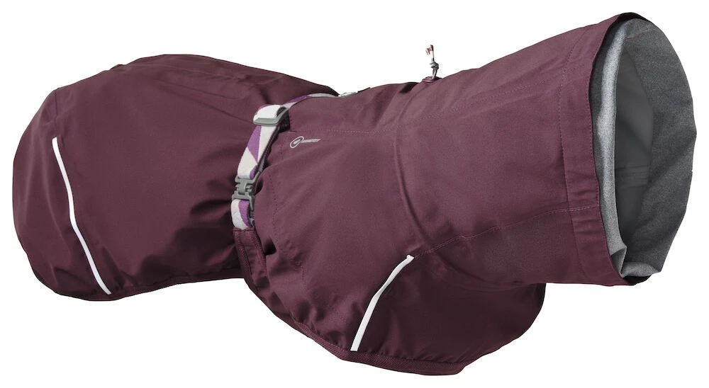 Hurtta Mudventure ECO Regenjacke Aubergine 3 Hurtta Mudventure ECO Regenjacke Aubergine