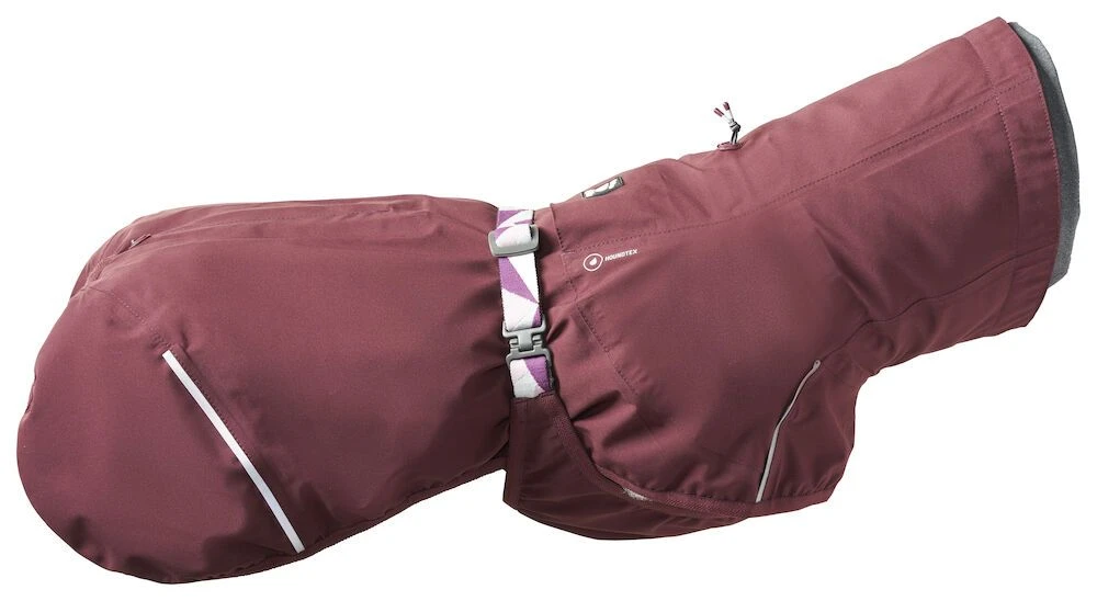 Hurtta Mudventure ECO Regenjacke Aubergine 4 Hurtta Mudventure ECO Regenjacke Aubergine – Bild 2