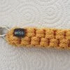 Bringsel Geflochten 9cm Warmgelb Mit Splintring Und Karabiner -Katzen Hundebedarf Geschäft m 04 15 06
