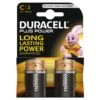 Duracell Alkaline 1.5V 2 Stück Baby C LR14 AM2 Moyenne
