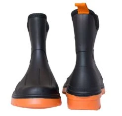 Doggo Gummistiefel Max Schwarz / Orange -Katzen Hundebedarf Geschäft max3