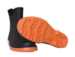 Doggo Gummistiefel Max Schwarz / Orange -Katzen Hundebedarf Geschäft max4