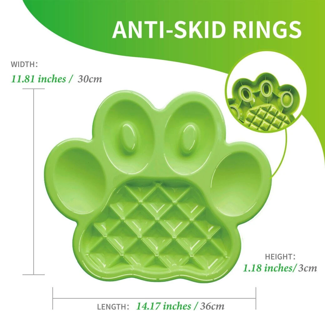 Pet Dream House PAW Slow Feeder Grün 36 X 30 X 3 Cm 4 Pet Dream House PAW Slow Feeder Grün 36 X 30 X 3 Cm – Bild 2