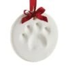 Ornament-Pfoten-Abdruck Rund 12 Cm -Katzen Hundebedarf Geschäft ph50001