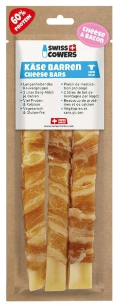Swisscowers® Speck-Kaubarren 60g Für Kleine Hunde